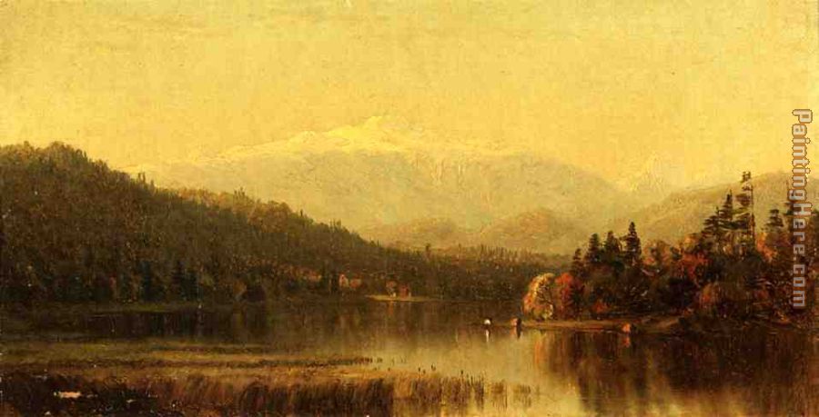 Sunset in the White Mountains painting - Sanford Robinson Gifford Sunset in the White Mountains art painting